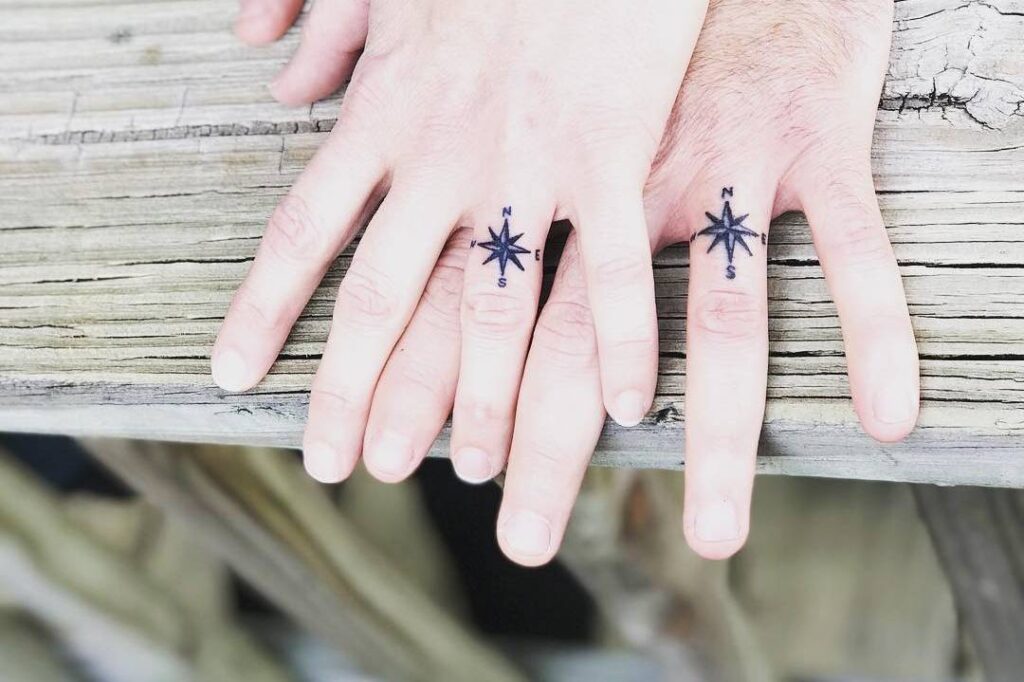 wedding ring tatoos for man